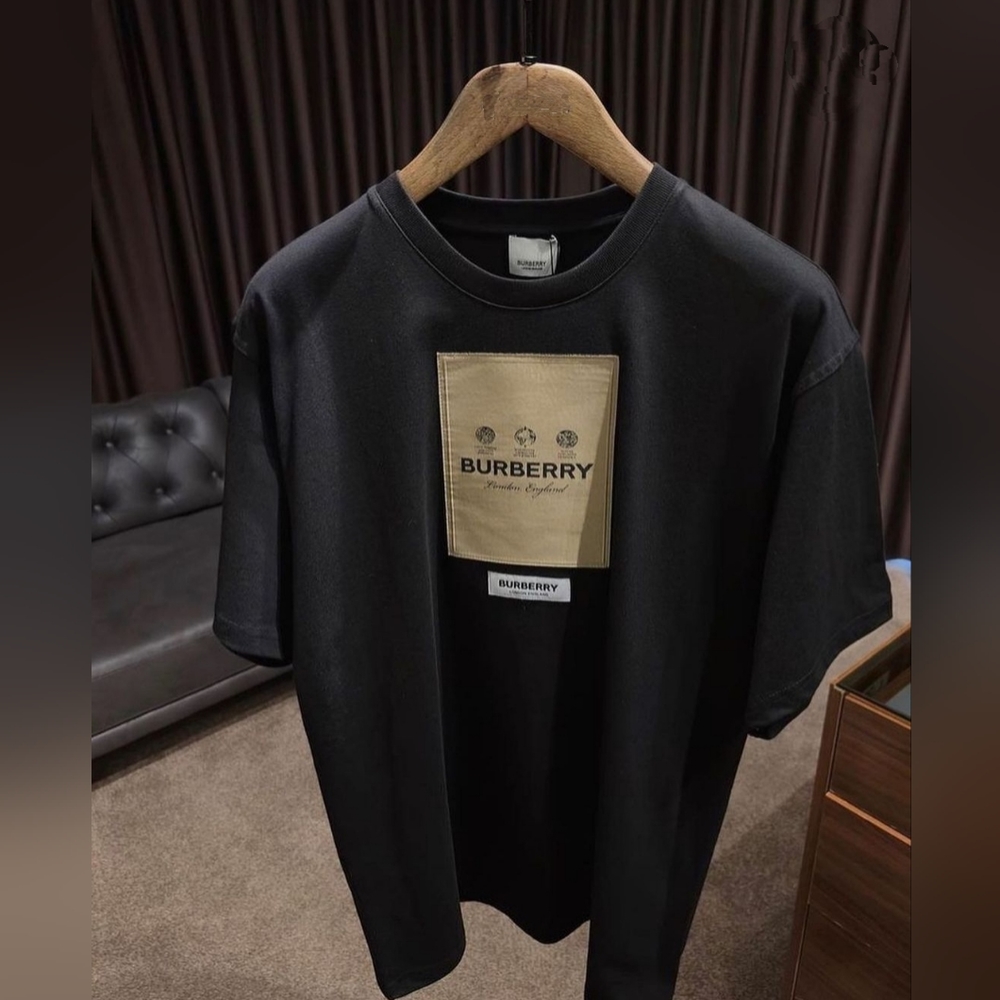 Burberry Label-Applique Cotton T-shirt for Men